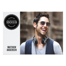 MODERN VINTAGE | GRADUATION INVITATION