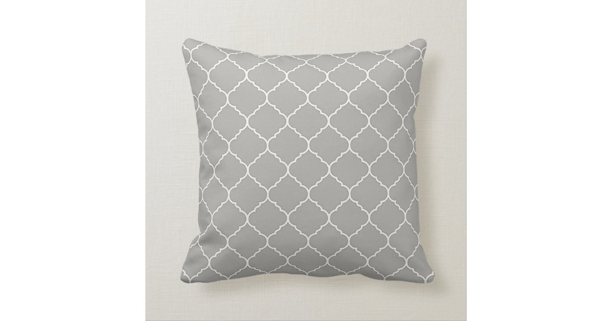 Modern Vintage White Christmas pillow Zazzle