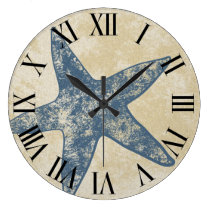 Modern Wall Clock - Starfish Clock at Zazzle