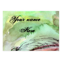 customizable, profile, cards, business, artful, artsy, unique, art, watercolors, artist, photographer, advertising, professionals, colorful, designs, ginette, fine, artistic, graphics, retail, fashion, modern, contemporary, ooak, edgy, grunge, black, ink, tattoo, pink, feminine, aqua, Business Card with custom graphic design