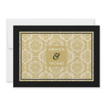 MODERN WEDDING INVITATIONS :: damask colors 3 by edgeplus MODERN WEDDING INVITATIONS :: damask colors 3