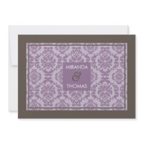 MODERN WEDDING INVITATIONS :: damask colors 7 by edgeplus MODERN WEDDING INVITATIONS :: damask colors 7