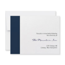 modern wedding reception custom invitation