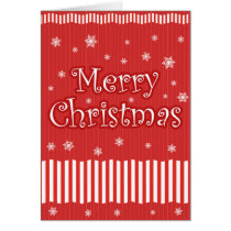 christmas, xmas, december, holidays, happy, winter, snowflakes, stripes, gifts, joy, Card with custom graphic design