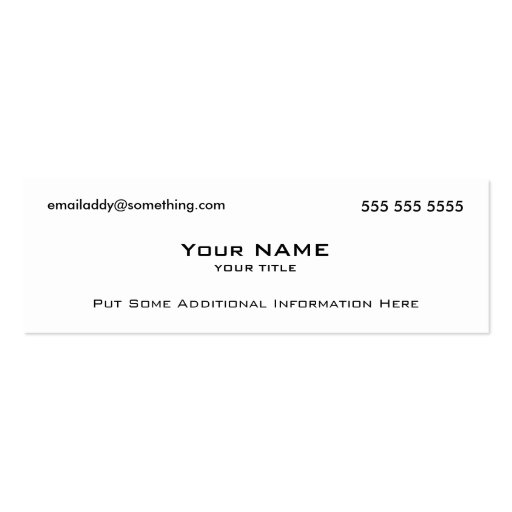 Modern White QR Code Business Card Template