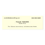 Modern White QR Code Business Card Template