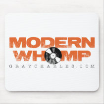 Modern Whomp - White Mouse Pad mousepads