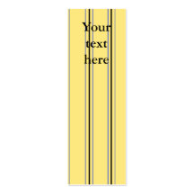 Modern yellow and blue pinstripes business cards