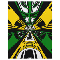 Modern yellow and green circle pattern personalized flyer