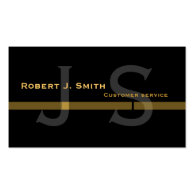 Modern yellow, black professional profile cards business card templates
