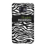 Modern Zebra Personalized Samsung Galaxy S2 Case