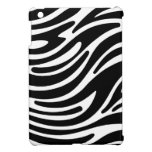 Modern Zebra Print iPad Mini Case (black & white)
