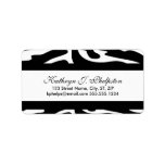 Modern Zebra Print Personalized Address labels