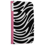 Modern Zebra Print - Purple Kindle Folio Case