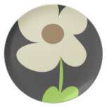 Modern Zen Daisy Dinner Plate plates