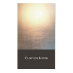 Modern Zen Glow Profile Business Card