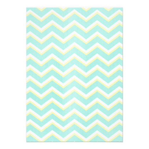 Modern Zigzag Bridal Shower Invitations