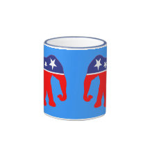Modernized GOP Elephants Mug