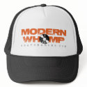ModernWhomp - Black and White Trucker Hat