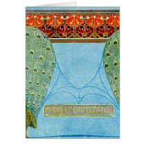 Modes Et Confections Greeting Card