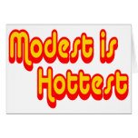 Modest is Hottest Cards