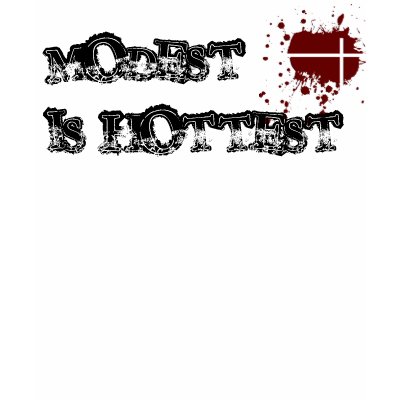 MODEST IS HOTTEST - Tee Tshirts by 1wrld1luv
