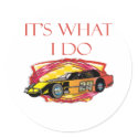 Modified Mustang Racing Car stickers