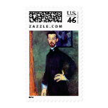 Modigliani art portrait painting Paul Alexanders postage