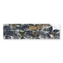 MODIS World Map Bumper Sticker