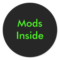 Dentro de mods logotipo pegatinas
