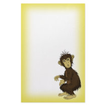 Moe Monkey Customized Stationery