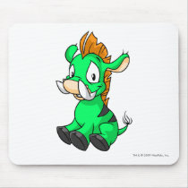 Moehog Green mousepads by neopets Moehog Green mousepads
