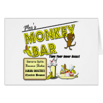Moe's Monkey Bar Banana Splits Gifts and Apparel Card