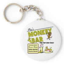Moe's Monkey Bar Banana Splits Gifts and Apparel Key Chain