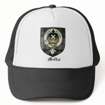 Moffat Clan Crest Badge Tartan hats by clan_badges Moffat Clan Crest Badge Tartan hats