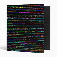 MOH Text Design I Binder