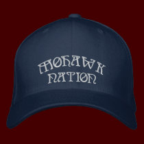 Mohawk Embroidered Baseball Cap Mohawk Nation Cap embroidered hats