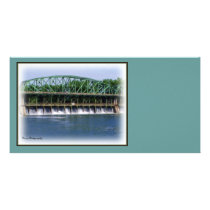 Mohawk River and Lock 8 Photocard