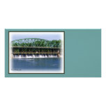 Mohawk River and Lock 8 Photocard Picture Card