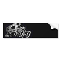 MoHo MoFo Crazy Grunge MotorHome RV Driver Bumper Stickers
