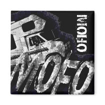 MoHo MoFo Crazy Grunge MotorHome RV Driver Magnet