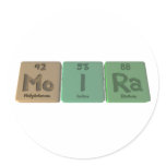 Moira as Molybdenum Iodine Radium stickers