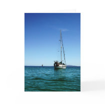 Moira at anchor,  Agua Verde, BCS, Mexico Card