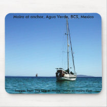 Moira at anchor,  Agua Verde, BCS, Mexico Mousepads