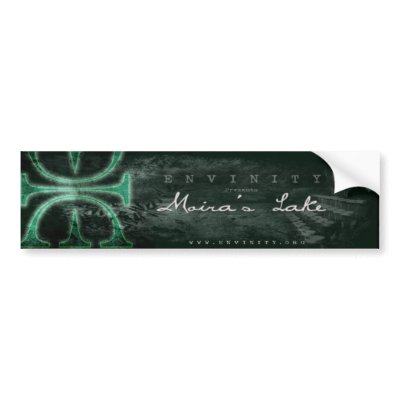 Moira's Lake Sticker Bumper Stickers by envinity