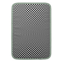 Moire Psycho Checkerboard iPad Sleeve
