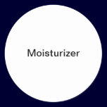 Moisturizer Label/ stickers