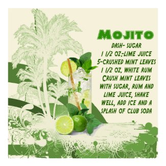Mojito Recipe Print print