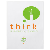 Mojito Think a moment  of pleasure Full Color Flyer