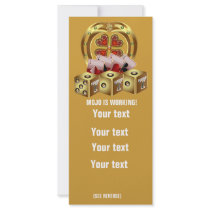 Mojo Fast Luck Rack Card